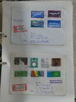 Alle Welt Sammlung Briefe und Postkarten auf selbstgestalteten Seiten #MA124