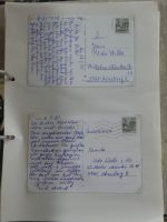 Alle Welt Sammlung Briefe und Postkarten auf selbstgestalteten Seiten #MA124