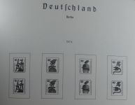 Berlin teils mit Anföngen gestempelt besammelt im Leuchtturm Album #MA138