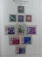 DDR ab Anfängen gestempelt besammelt in 3 Leuchtturm Alben #MA140