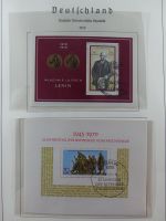 DDR ab Anfängen gestempelt besammelt in 3 Leuchtturm Alben #MA140