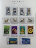 DDR ab Anfängen gestempelt besammelt in 3 Leuchtturm Alben #MA140