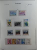 Liechtenstein ab 1945-2014 fast komplett postfrisch in 2 KA-BE Alben #MA153
