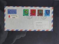 Schweiz Kiste mit FDCs auf selbstgestalteten Seiten #MA093