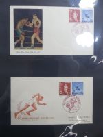 Japan Sammlung der FDCs in 6 Bindern auf selbstgestalteten Seiten #MA095