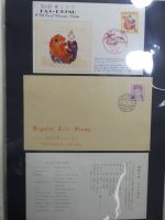 Japan Sammlung der FDCs in 6 Bindern auf selbstgestalteten Seiten #MA095