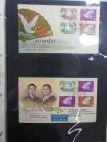 Japan Sammlung der FDCs in 6 Bindern auf selbstgestalteten Seiten #MA095