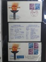 Japan Sammlung der FDCs in 6 Bindern auf selbstgestalteten Seiten #MA095