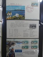 Japan Sammlung der FDCs in 6 Bindern auf selbstgestalteten Seiten #MA095