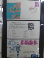 Japan Sammlung der FDCs in 6 Bindern auf selbstgestalteten Seiten #MA095