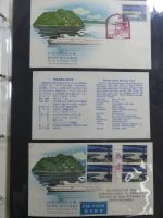 Japan Sammlung der FDCs in 6 Bindern auf selbstgestalteten Seiten #MA095