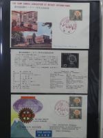 Japan Sammlung der FDCs in 6 Bindern auf selbstgestalteten Seiten #MA095