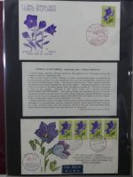 Japan Sammlung der FDCs in 6 Bindern auf selbstgestalteten Seiten #MA095