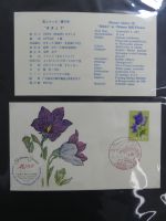 Japan Sammlung der FDCs in 6 Bindern auf selbstgestalteten Seiten #MA095