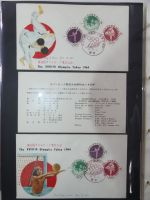 Japan Sammlung der FDCs in 6 Bindern auf selbstgestalteten Seiten #MA095