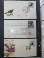 Japan Sammlung der FDCs in 6 Bindern auf selbstgestalteten Seiten #MA095