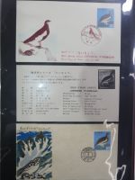 Japan Sammlung der FDCs in 6 Bindern auf selbstgestalteten Seiten #MA095