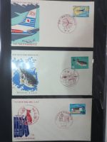 Japan Sammlung der FDCs in 6 Bindern auf selbstgestalteten Seiten #MA095