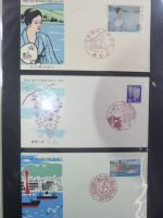 Japan Sammlung der FDCs in 6 Bindern auf selbstgestalteten Seiten #MA095