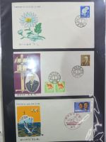 Japan Sammlung der FDCs in 6 Bindern auf selbstgestalteten Seiten #MA095