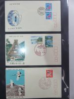 Japan Sammlung der FDCs in 6 Bindern auf selbstgestalteten Seiten #MA095