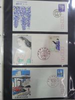 Japan Sammlung der FDCs in 6 Bindern auf selbstgestalteten Seiten #MA095