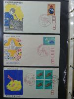 Japan Sammlung der FDCs in 6 Bindern auf selbstgestalteten Seiten #MA095