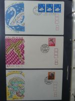 Japan Sammlung der FDCs in 6 Bindern auf selbstgestalteten Seiten #MA095