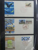 Japan Sammlung der FDCs in 6 Bindern auf selbstgestalteten Seiten #MA095