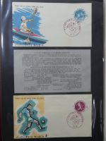 Japan Sammlung der FDCs in 6 Bindern auf selbstgestalteten Seiten #MA095