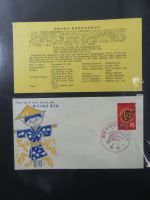 Japan Sammlung der FDCs in 6 Bindern auf selbstgestalteten Seiten #MA095