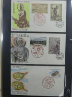 Japan Sammlung der FDCs in 6 Bindern auf selbstgestalteten Seiten #MA095