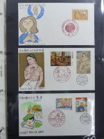 Japan Sammlung der FDCs in 6 Bindern auf selbstgestalteten Seiten #MA095