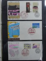 Japan Sammlung der FDCs in 6 Bindern auf selbstgestalteten Seiten #MA095