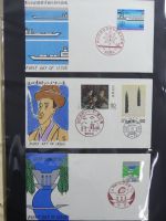 Japan Sammlung der FDCs in 6 Bindern auf selbstgestalteten Seiten #MA095