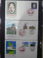 Japan Sammlung der FDCs in 6 Bindern auf selbstgestalteten Seiten #MA095