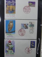 Japan Sammlung der FDCs in 6 Bindern auf selbstgestalteten Seiten #MA095