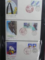 Japan Sammlung der FDCs in 6 Bindern auf selbstgestalteten Seiten #MA095