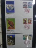 Japan Sammlung der FDCs in 6 Bindern auf selbstgestalteten Seiten #MA095