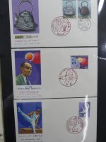 Japan Sammlung der FDCs in 6 Bindern auf selbstgestalteten Seiten #MA095