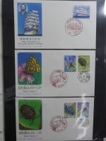 Japan Sammlung der FDCs in 6 Bindern auf selbstgestalteten Seiten #MA095