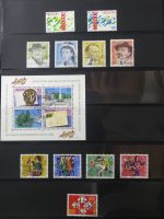 Schweiz mit einigen Extras ab 1978 gestempelt besammelt im Binder #MA171