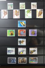 Schweiz mit einigen Extras ab 1978 gestempelt besammelt im Binder #MA171