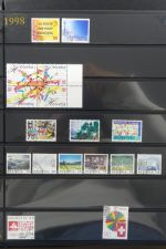 Schweiz mit einigen Extras ab 1978 gestempelt besammelt im Binder #MA171