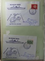 Motiv Schiffe in 4 Bindern auf selbstegestalteten Seiten #MA172