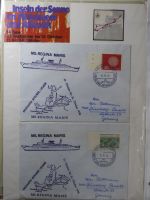 Motiv Schiffe in 4 Bindern auf selbstegestalteten Seiten #MA172