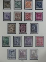 Österreich ab 1945 anfangs gestempelt, später ** im Lindner Vordruck #MA173