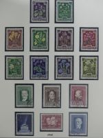 Österreich ab 1945 anfangs gestempelt, später ** im Lindner Vordruck #MA173