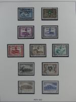 Österreich ab 1945 anfangs gestempelt, später ** im Lindner Vordruck #MA173