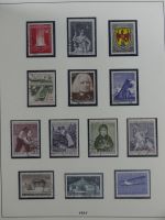 Österreich ab 1945 anfangs gestempelt, später ** im Lindner Vordruck #MA173